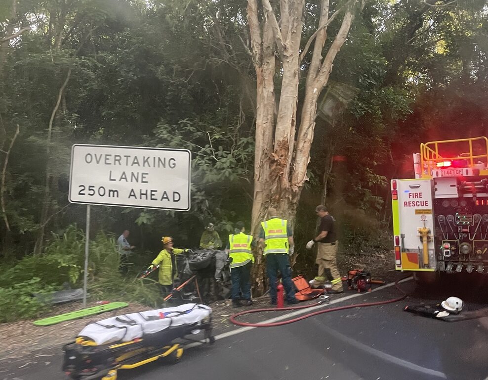 Horror crash closes Captain Cook Highway NEWSPORT DAILY